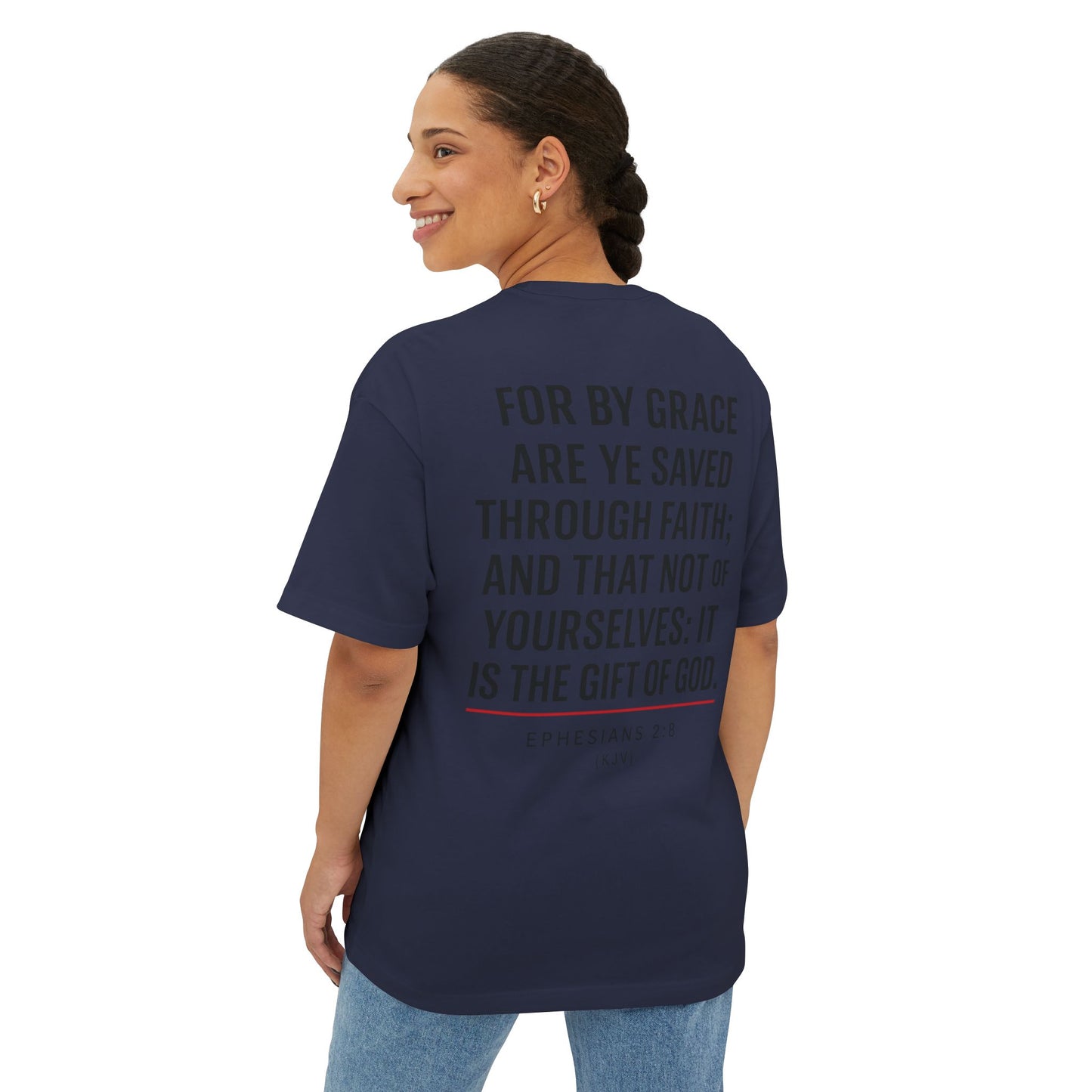 Grace Gear Oversized T-Shirt (Black Print)