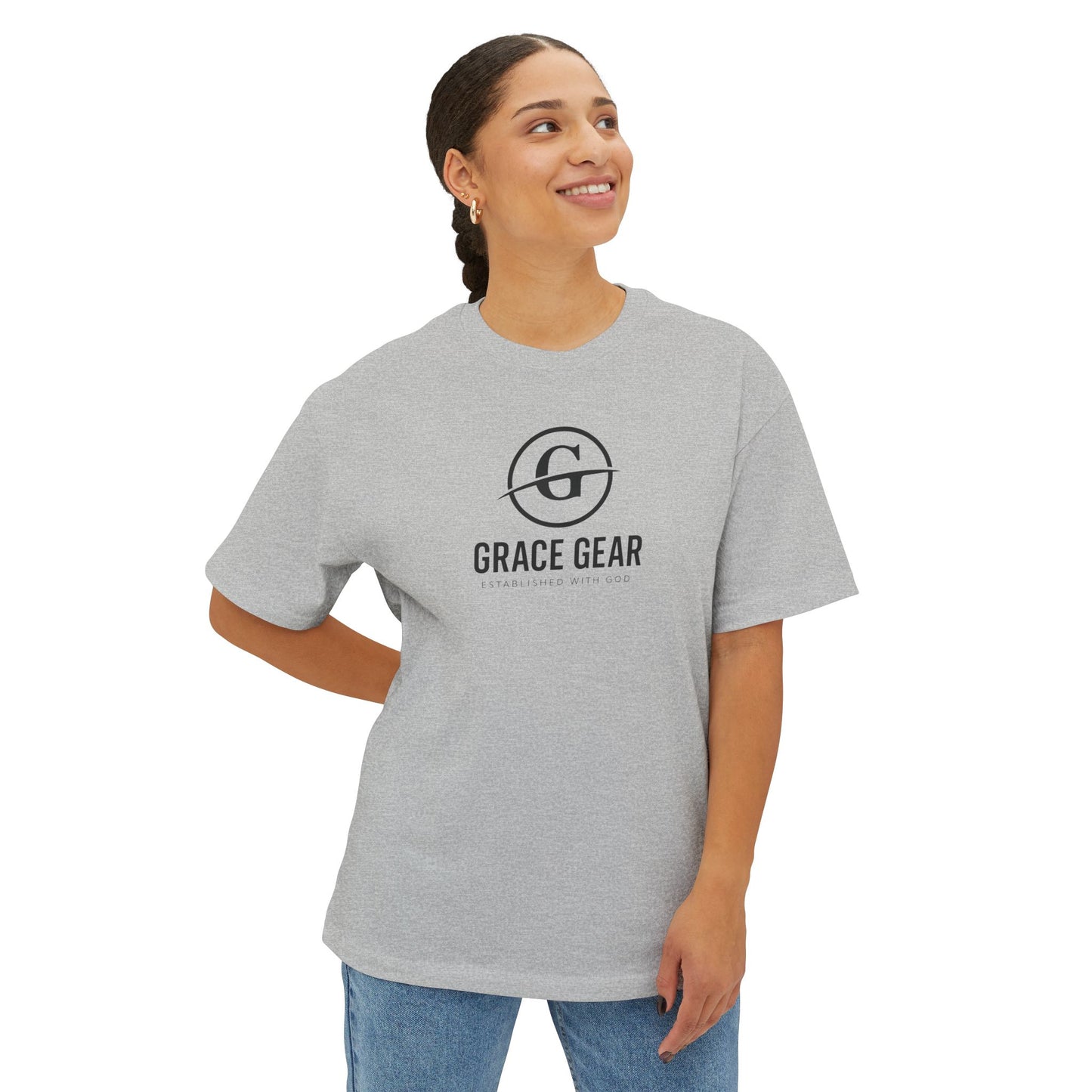 Grace Gear Oversized T-Shirt (Black Print)