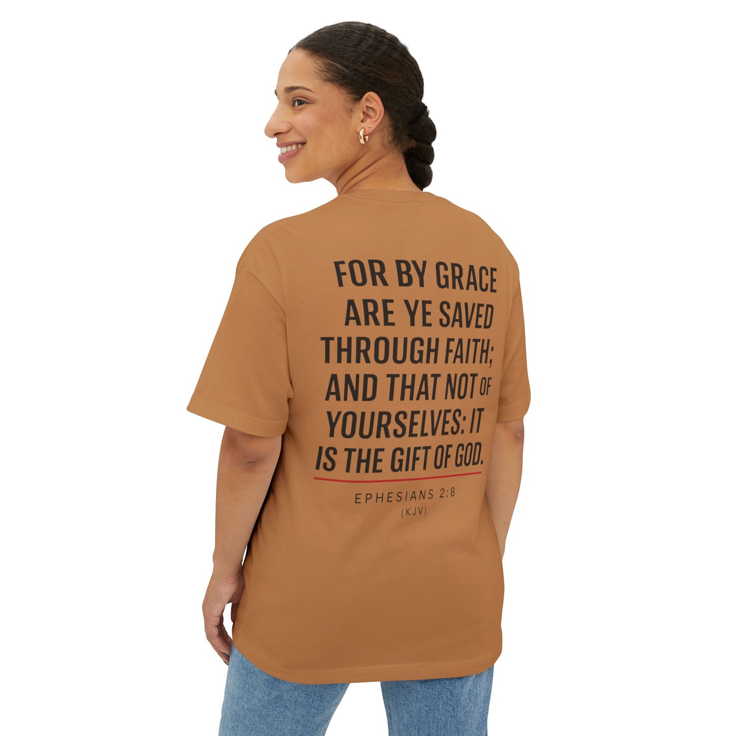 Grace Gear Oversized T-Shirt (Black Print)