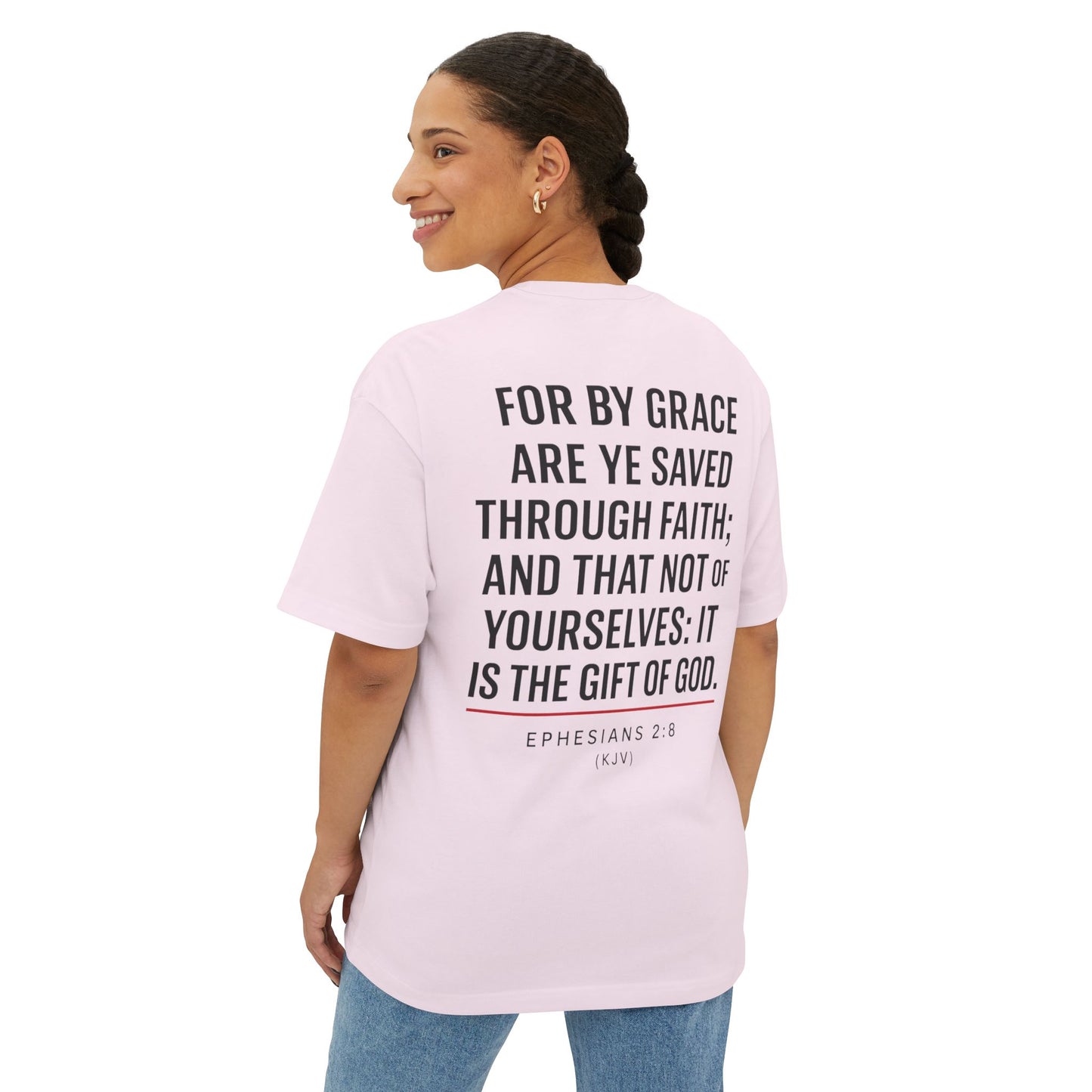 Grace Gear Oversized T-Shirt (Black Print)