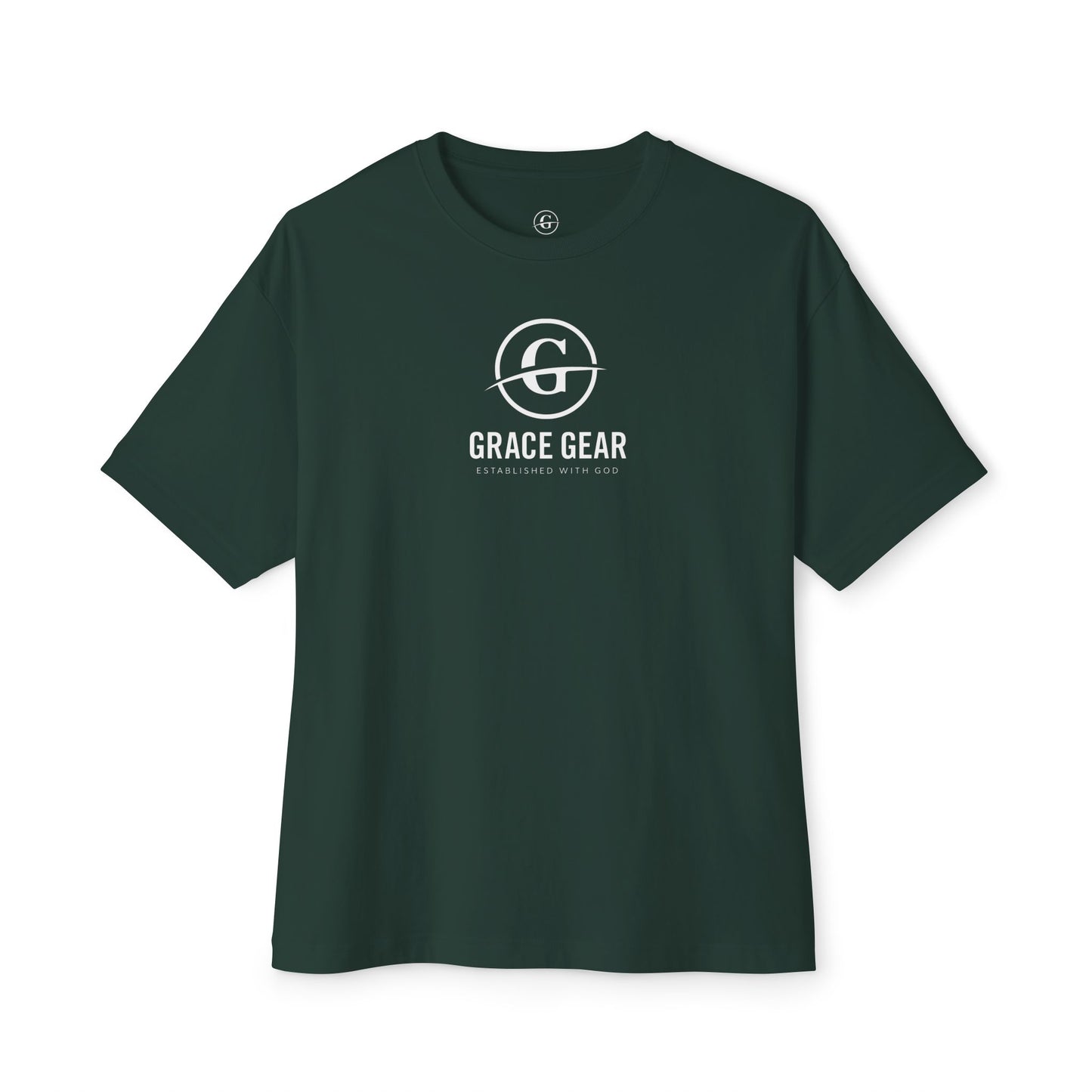 Grace Gear Oversized T-Shirt (White Print)