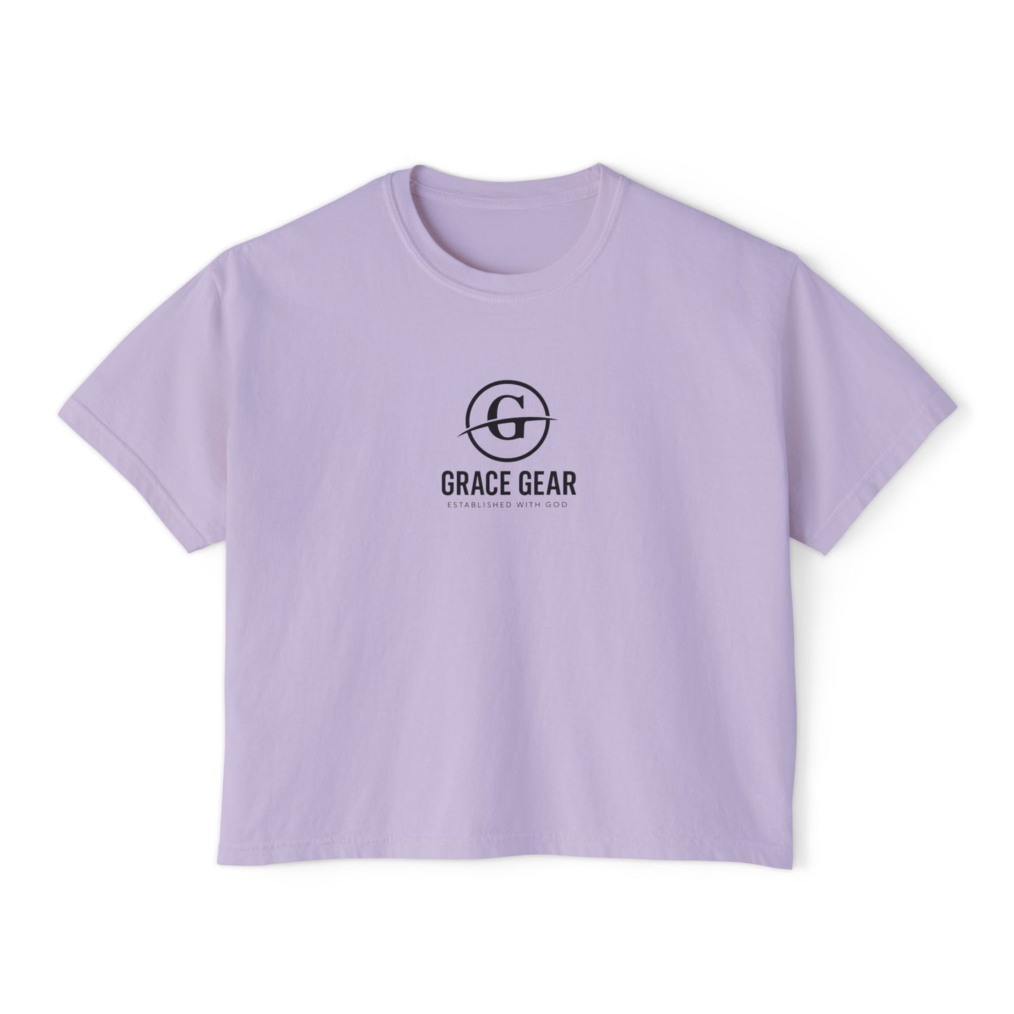 GraceGear Women Oversize Cropped Proverbs 31:30 T-Shirt