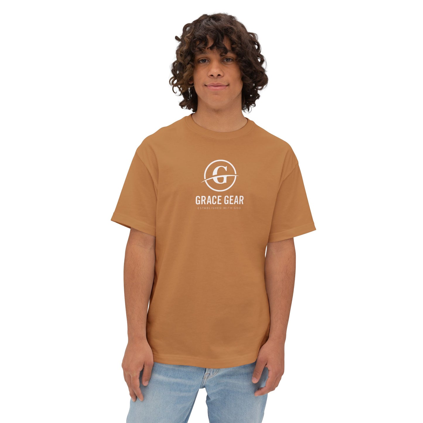 Grace Gear Oversized T-Shirt (White Print)