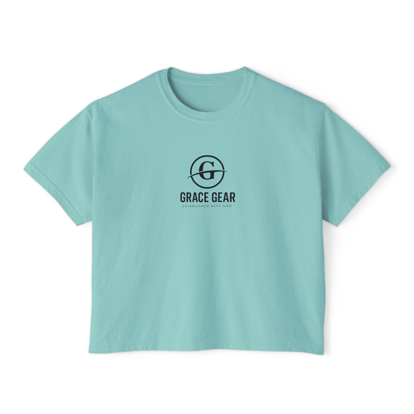 GraceGear Women Oversize Cropped Proverbs 31:30 T-Shirt