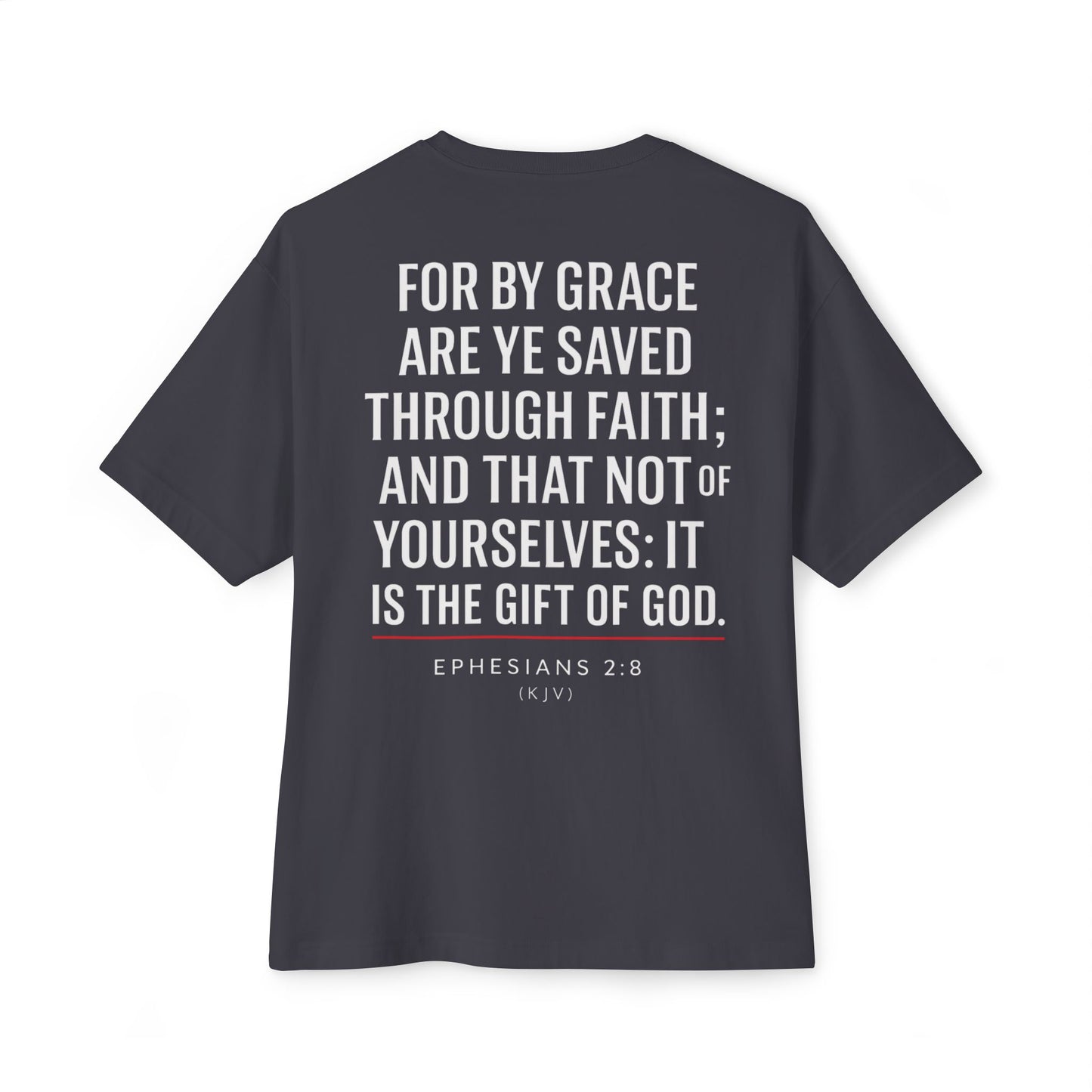 Grace Gear Oversized T-Shirt (White Print)