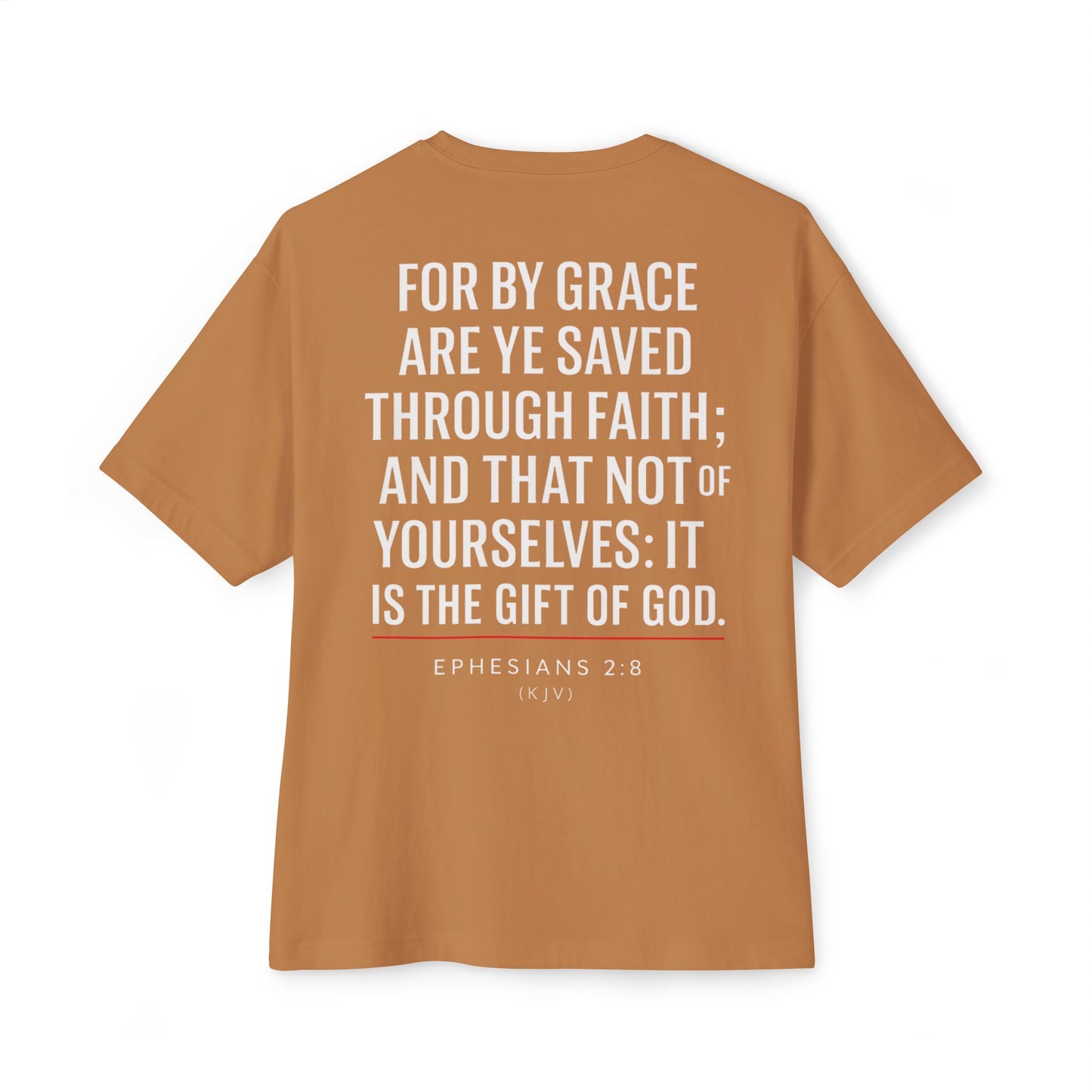 Grace Gear Oversized T-Shirt (White Print)