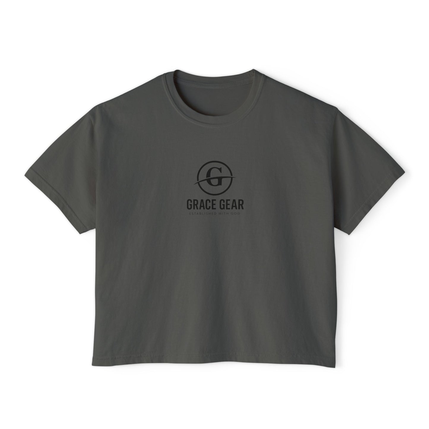 GraceGear Women Oversize Cropped Proverbs 31:30 T-Shirt