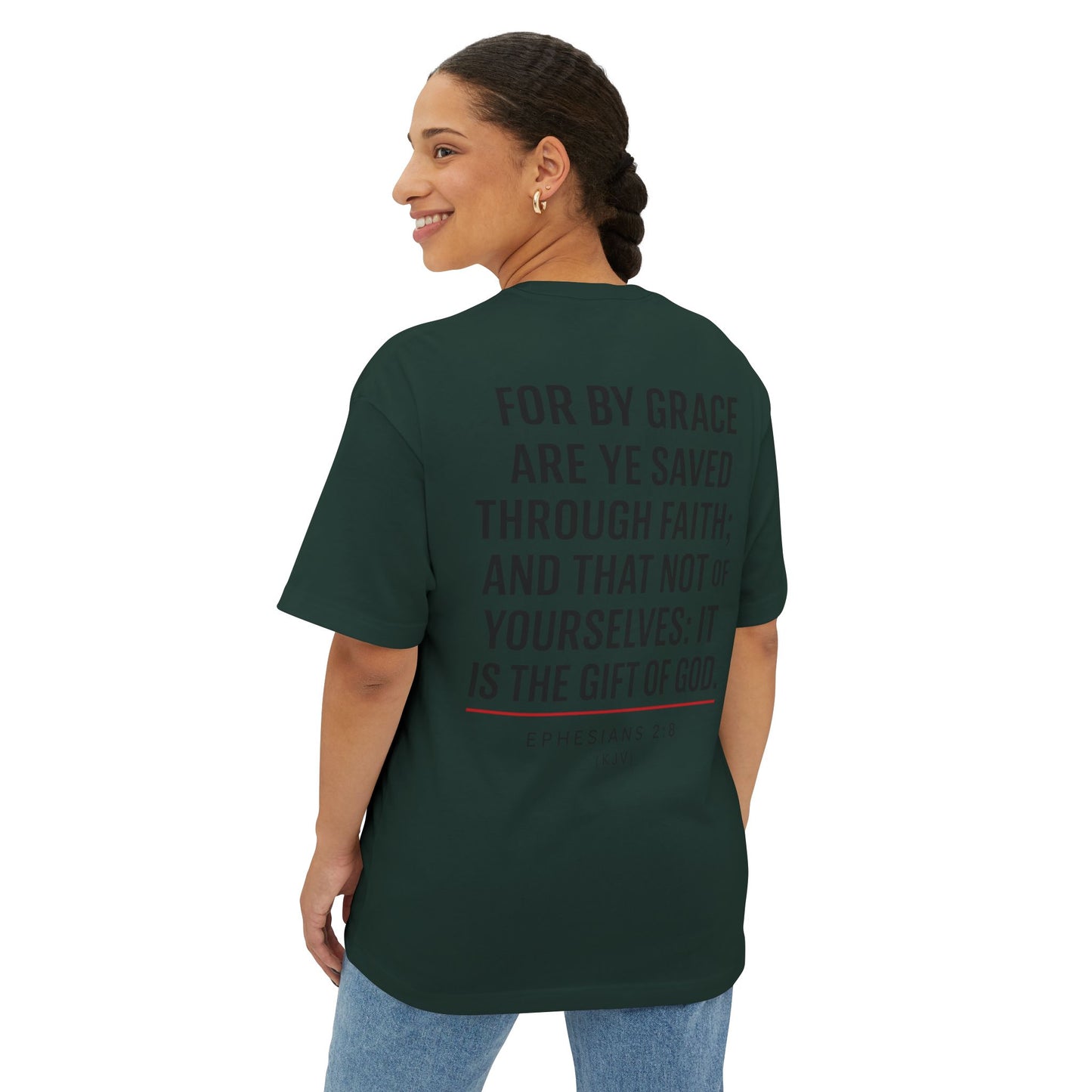 Grace Gear Oversized T-Shirt (Black Print)
