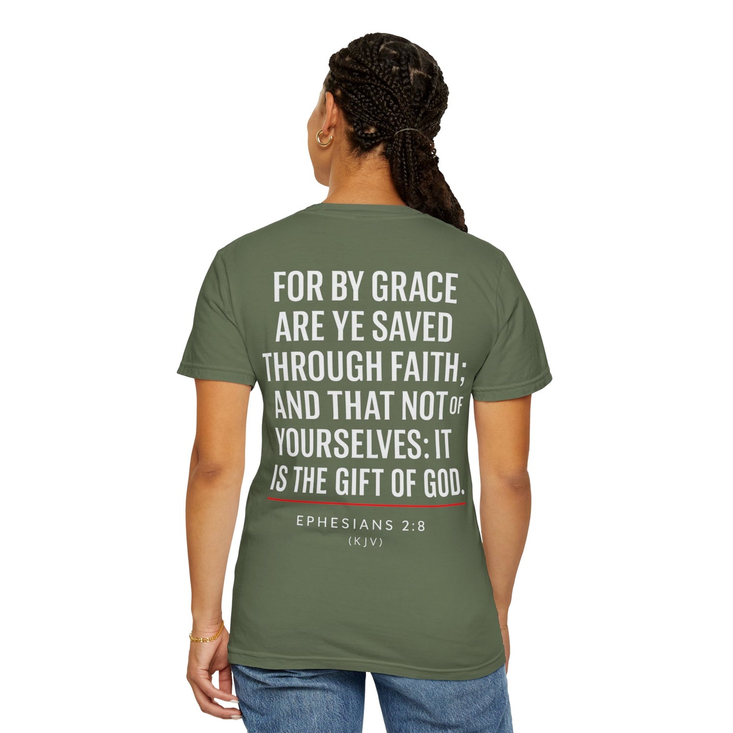Grace Gear Standard T-Shirt (White Print)