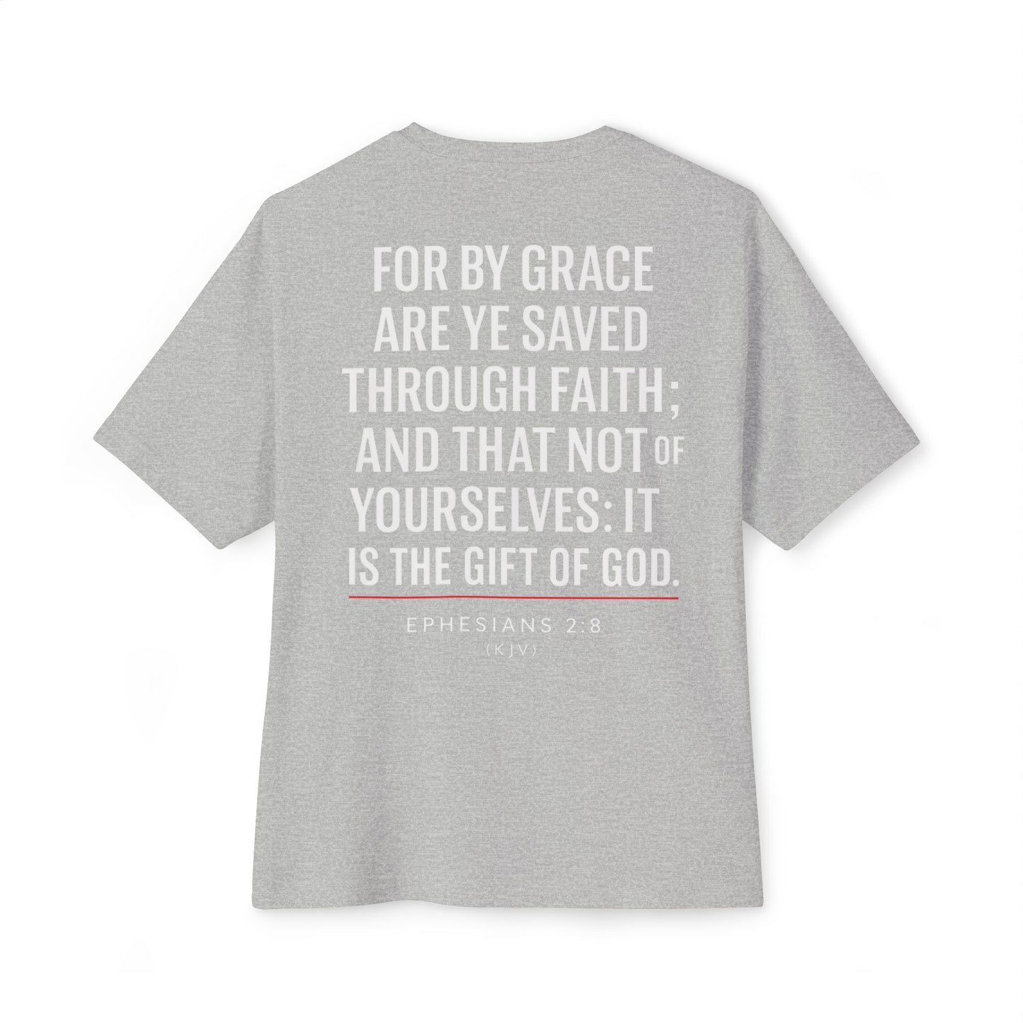 Grace Gear Oversized T-Shirt (White Print)