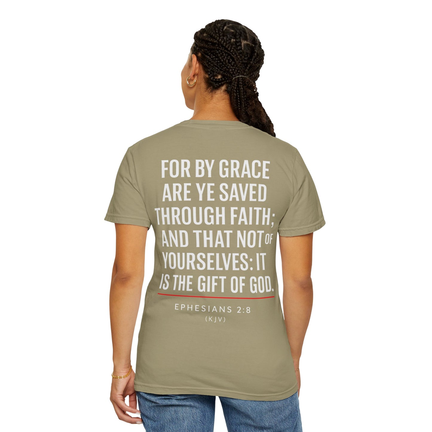 Grace Gear Standard T-Shirt (White Print)