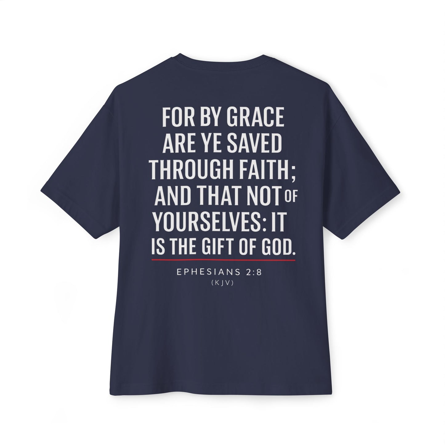 Grace Gear Oversized T-Shirt (White Print)
