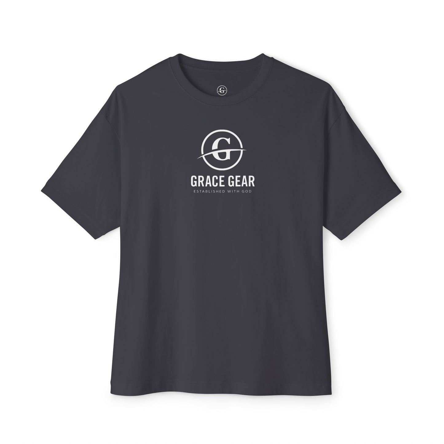 Grace Gear Oversized T-Shirt (White Print)