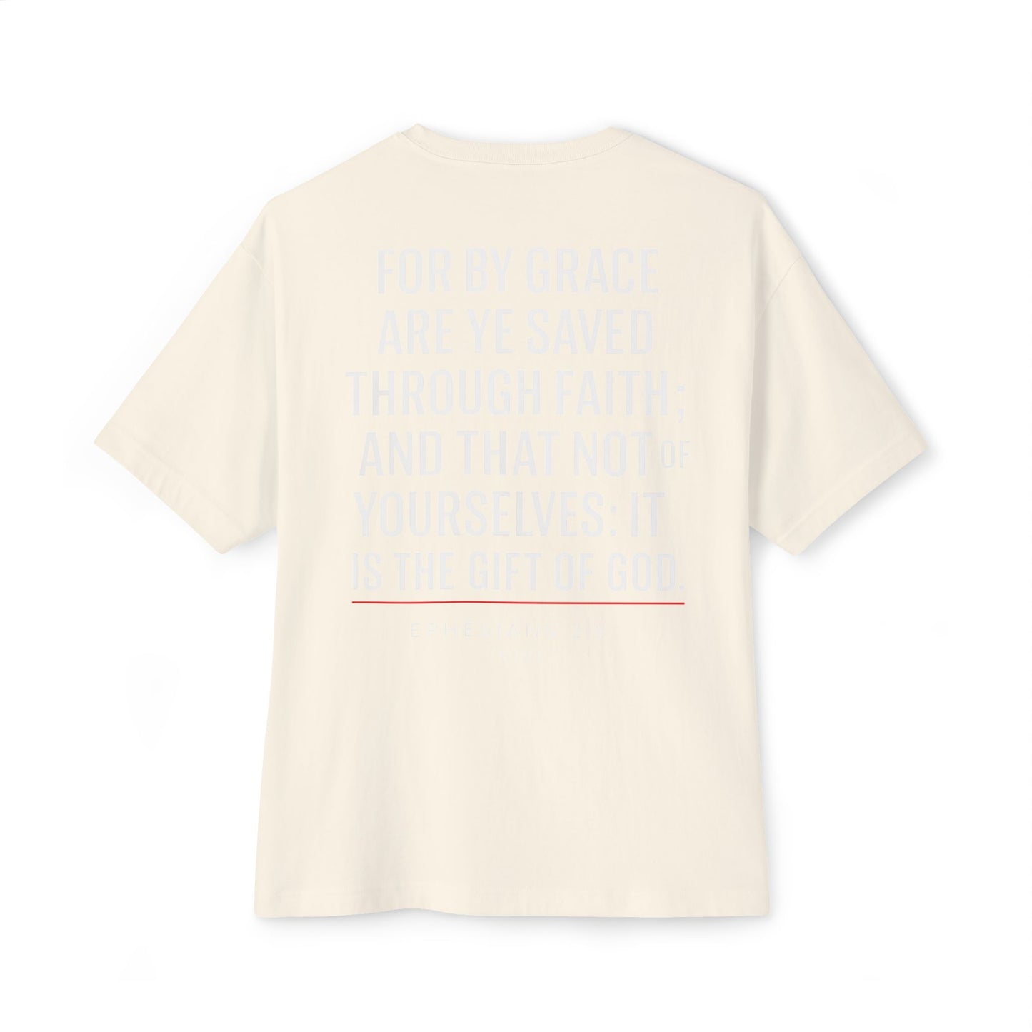 Grace Gear Oversized T-Shirt (White Print)