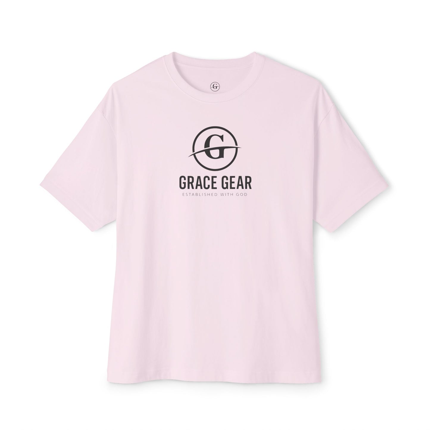 Grace Gear Oversized T-Shirt (Black Print)