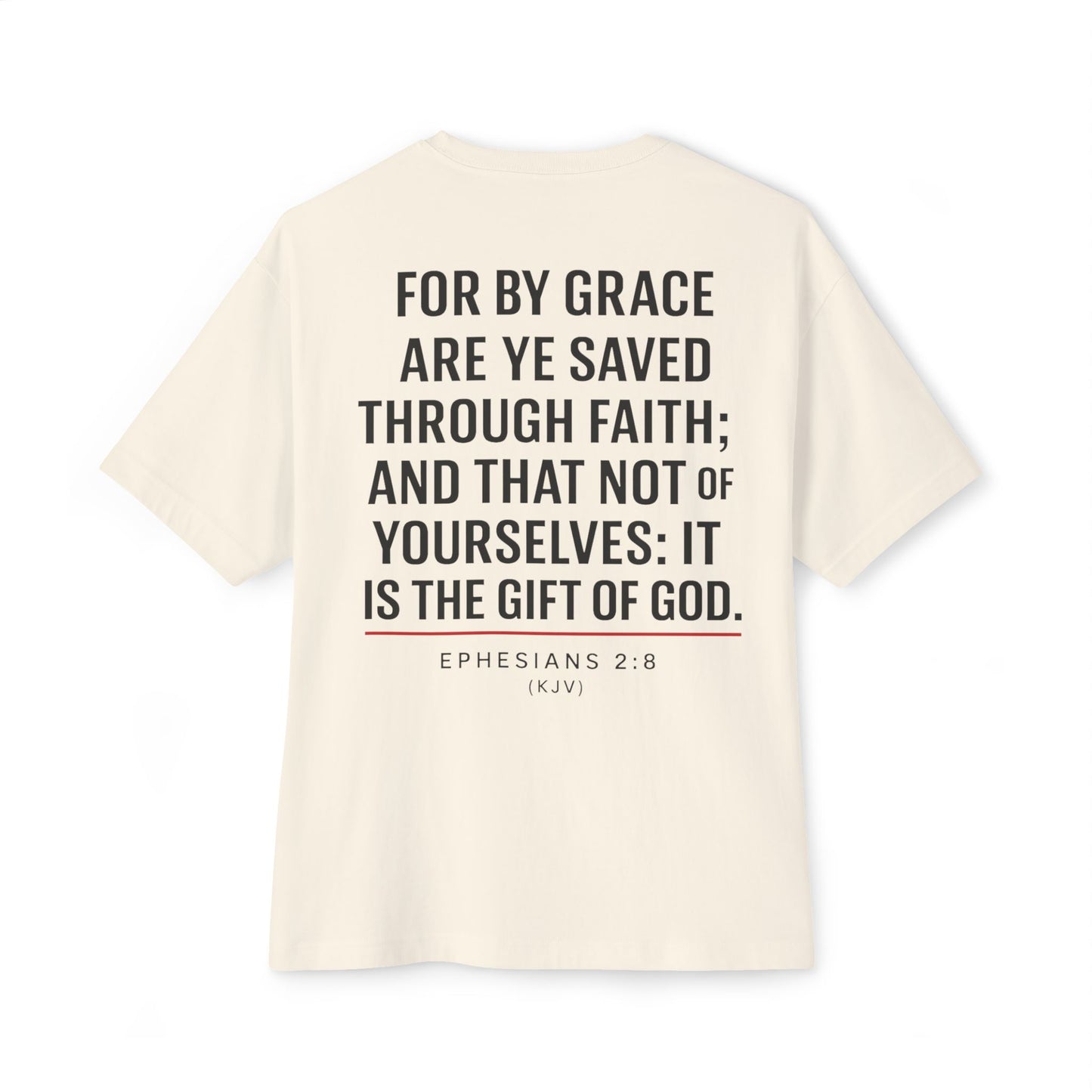 Grace Gear Oversized T-Shirt (Black Print)