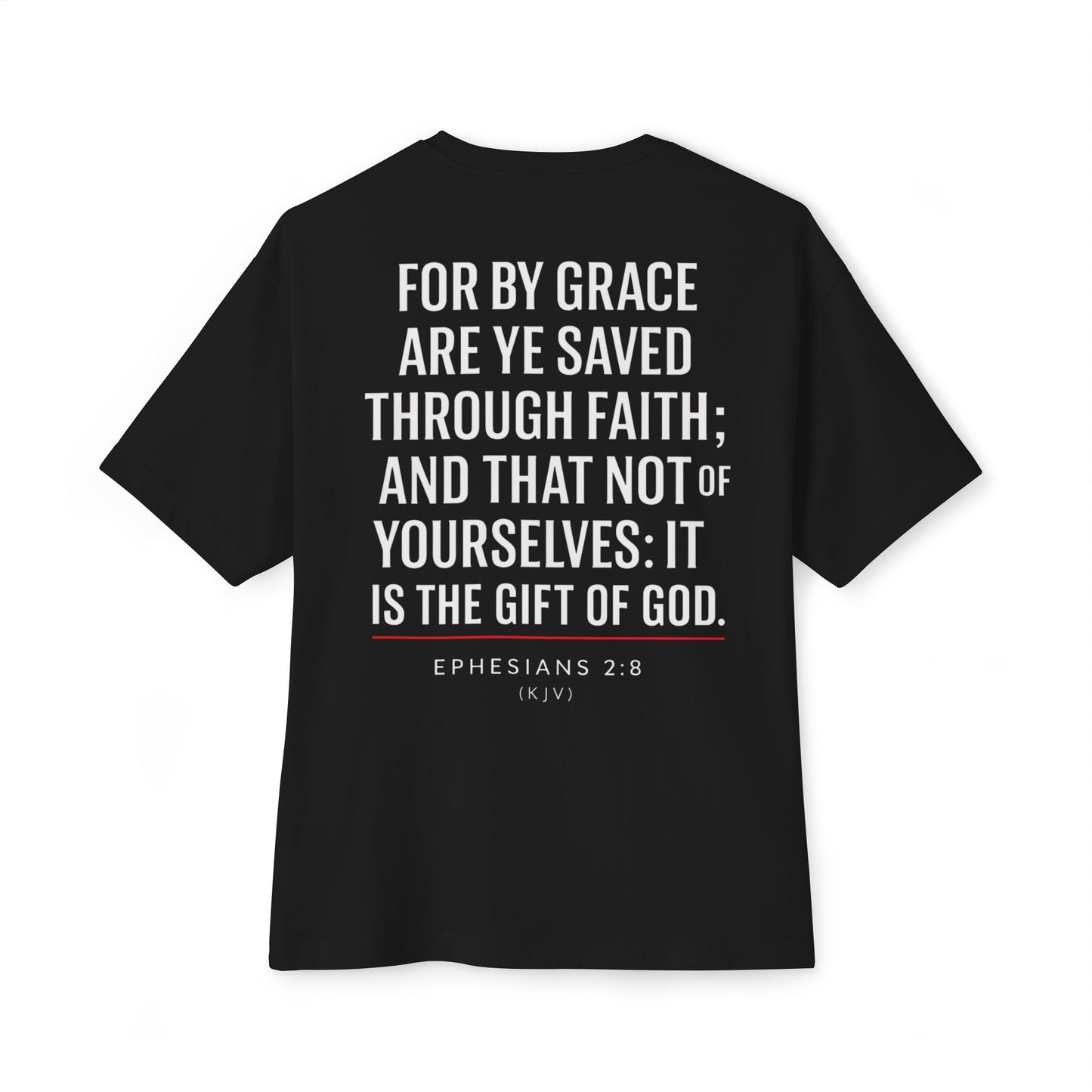 Grace Gear Oversized T-Shirt (White Print)