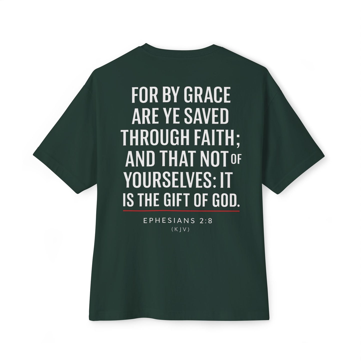 Grace Gear Oversized T-Shirt (White Print)