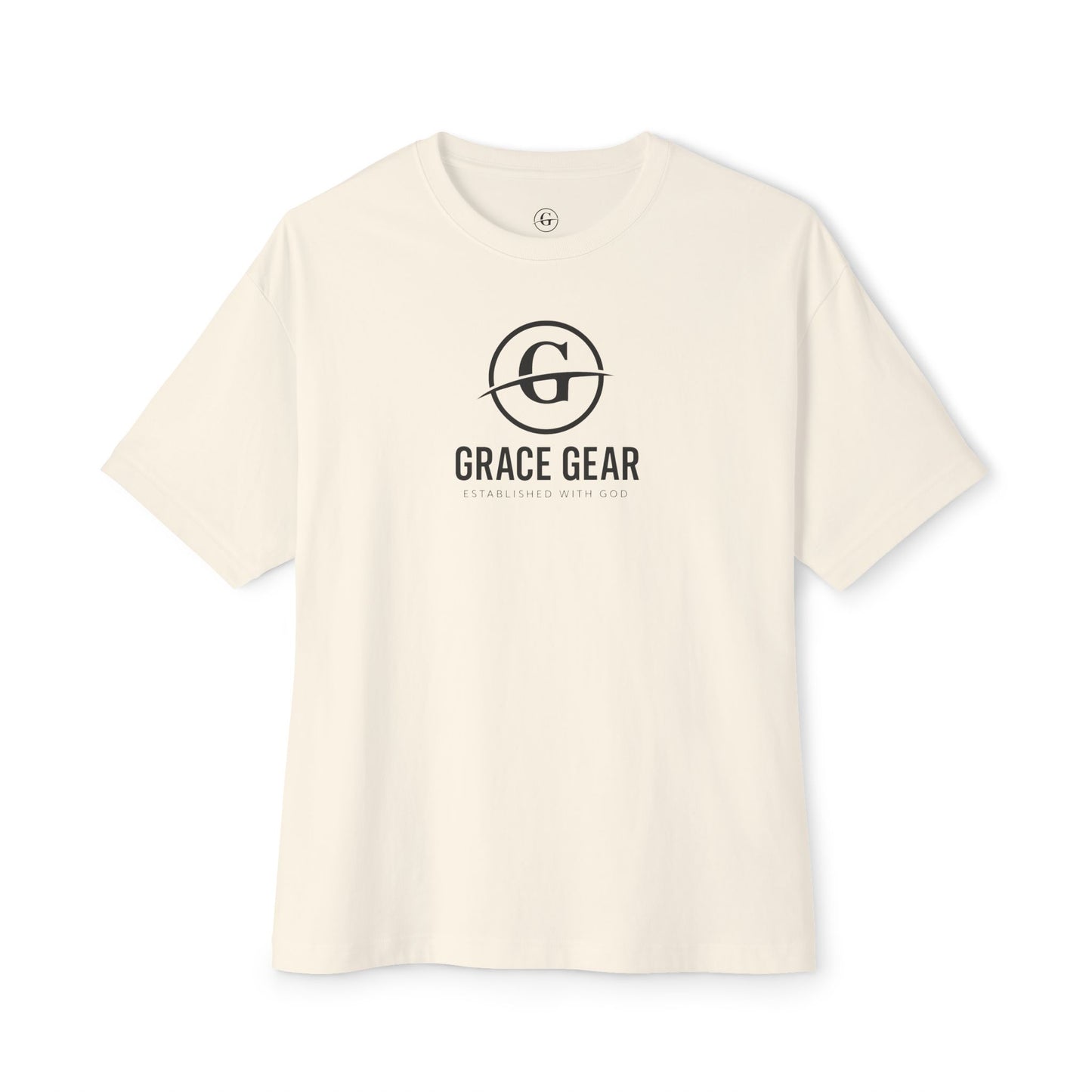 Grace Gear Oversized T-Shirt (Black Print)
