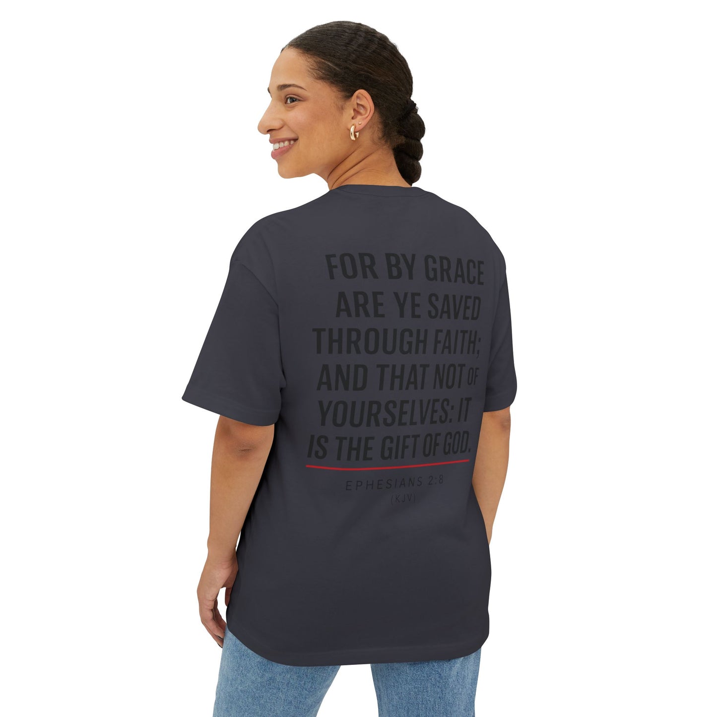 Grace Gear Oversized T-Shirt (Black Print)