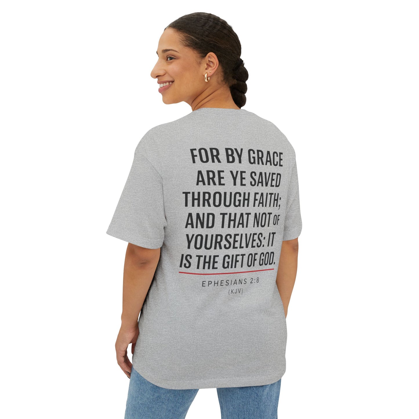 Grace Gear Oversized T-Shirt (Black Print)