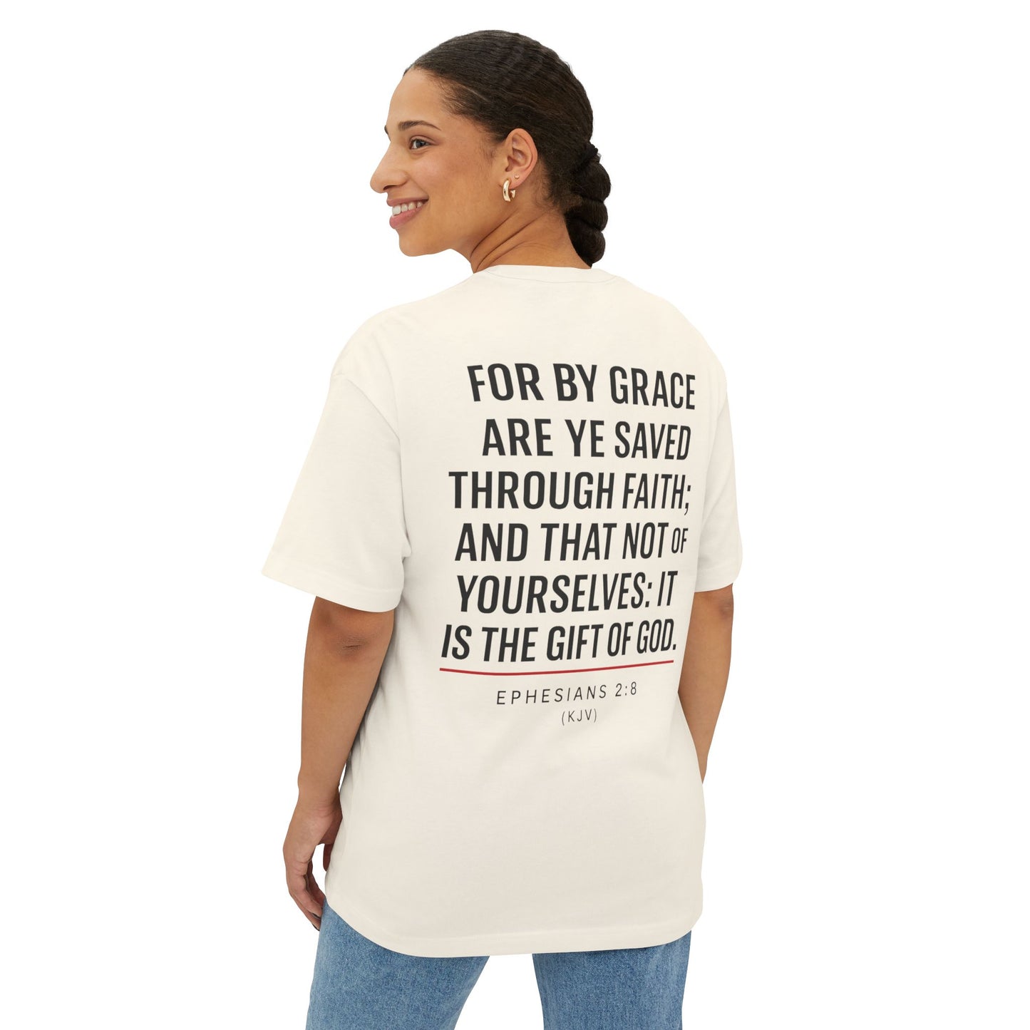 Grace Gear Oversized T-Shirt (Black Print)