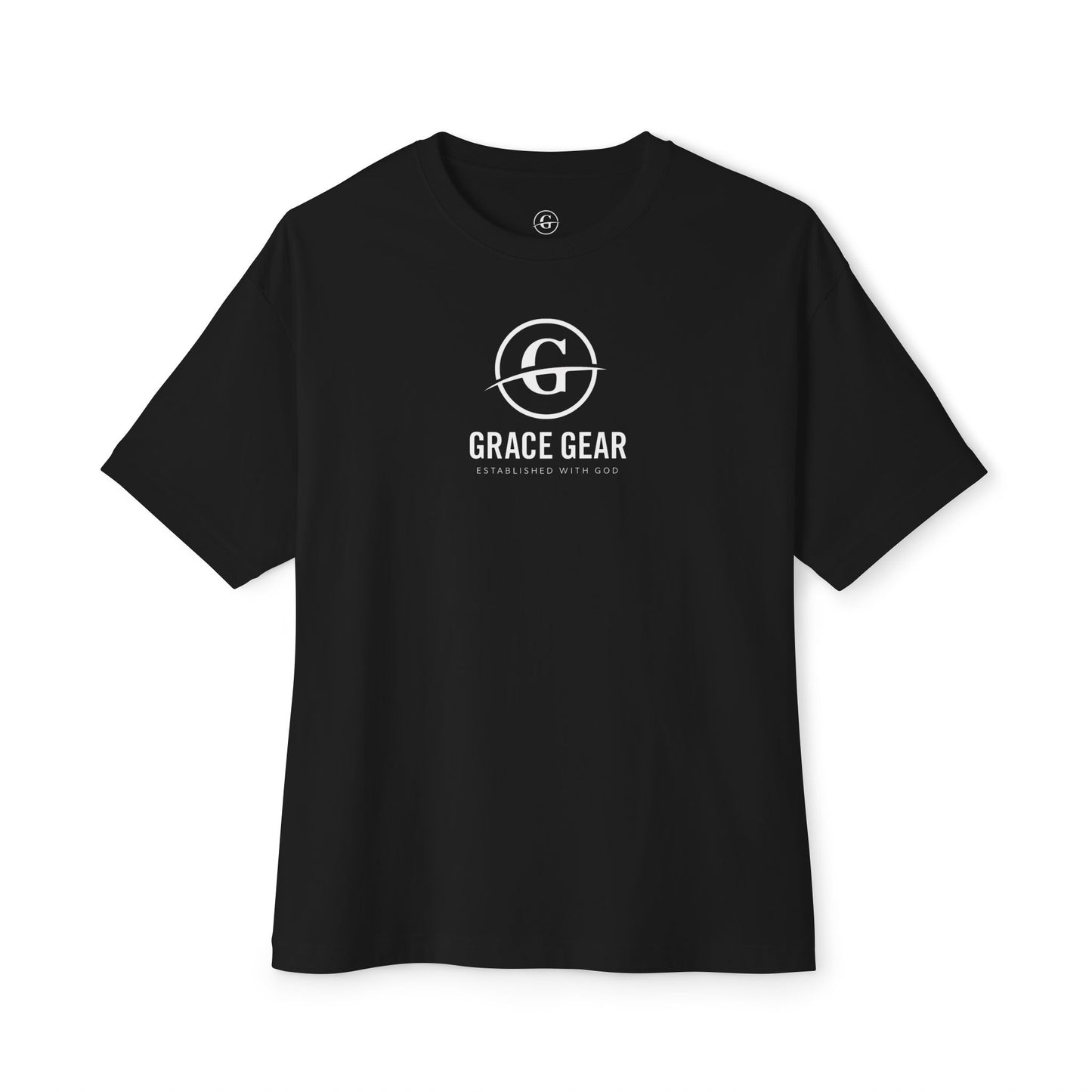 Grace Gear Oversized T-Shirt (White Print)